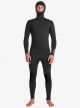 Quiksilver 4/3mm Everyday Sessions - Combinaison de surf à capuche avec zip poitrine pour Homme