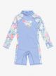 ROXY Tropical Story lycra Long Sleeves One-Piece Rashguard Girls 4 ans