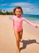 Roxy Dot monokini one piece long sleeves 4 ans rashguard kids UV protection